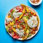 Grilled Mango, Tomato And Burrata Platter | olivemagazine