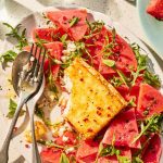 Crusted Feta With A Rocket And Watermelon Salad | olivemagazine